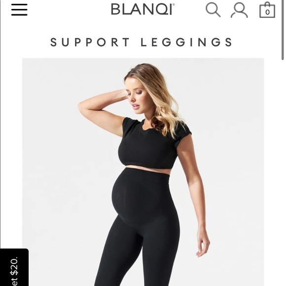 Blanqi Maternity Leggings - Picture 1 of 6